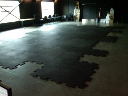 Motion Capture studio floor